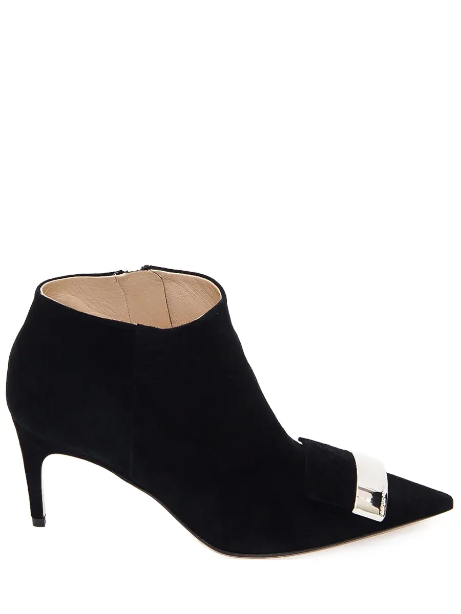 Ботильоны замшевые