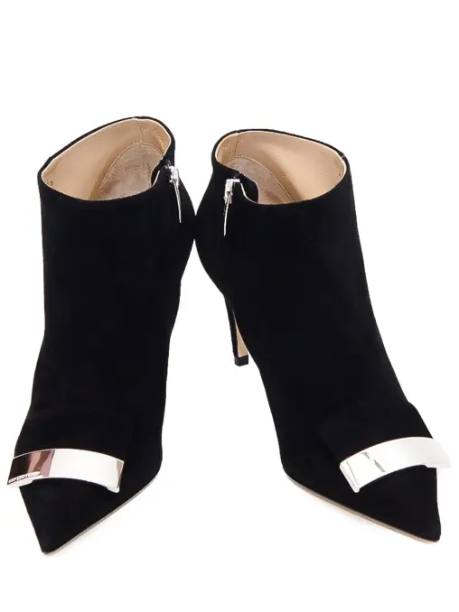 Ботильоны замшевые SERGIO ROSSI