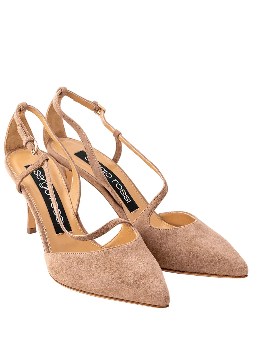 Туфли замшевые