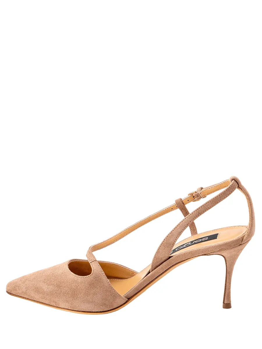 Туфли замшевые