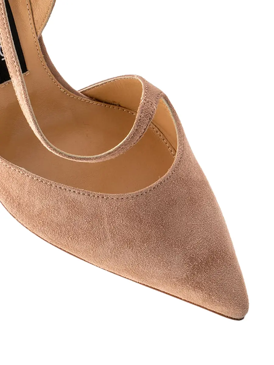 Туфли замшевые