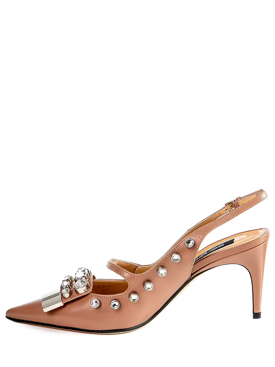 Туфли кожаные