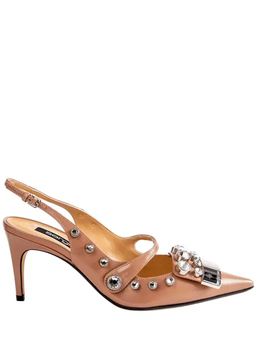 Туфли кожаные SERGIO ROSSI