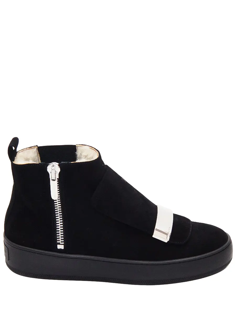 Ботинки замшевые на меху