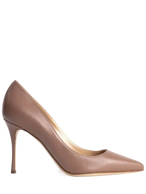 Туфли кожаные SERGIO ROSSI