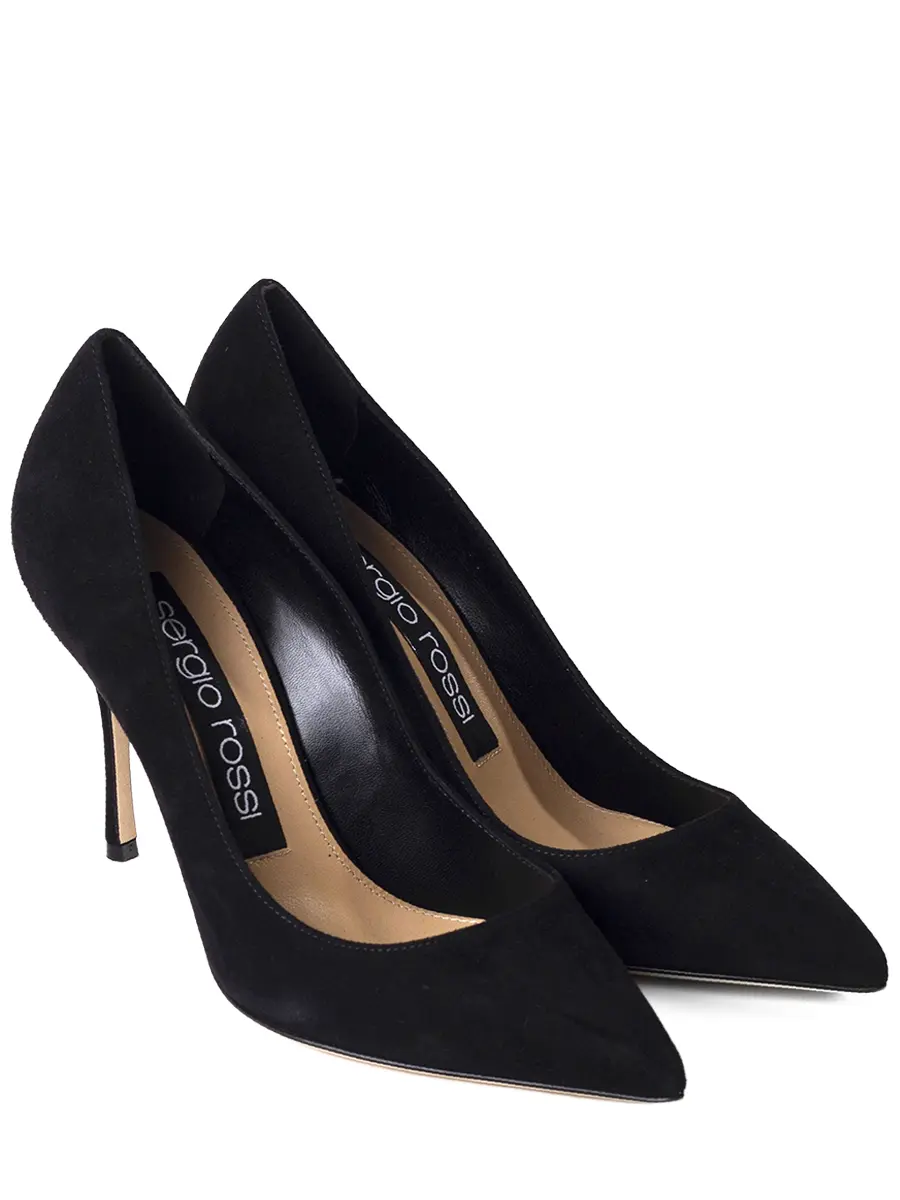 Туфли замшевые