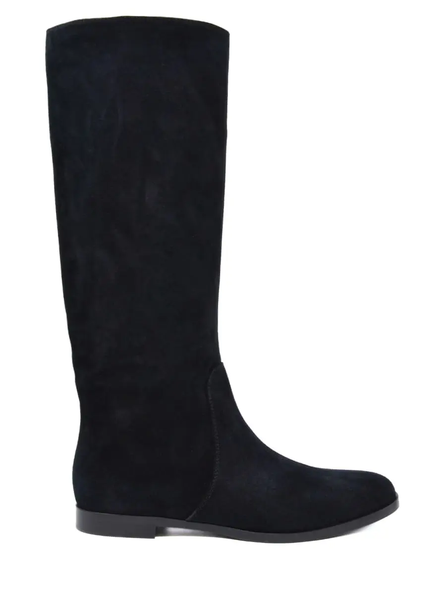 Сапоги замшевые