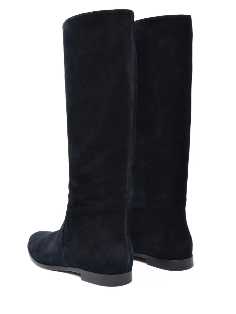 Сапоги замшевые