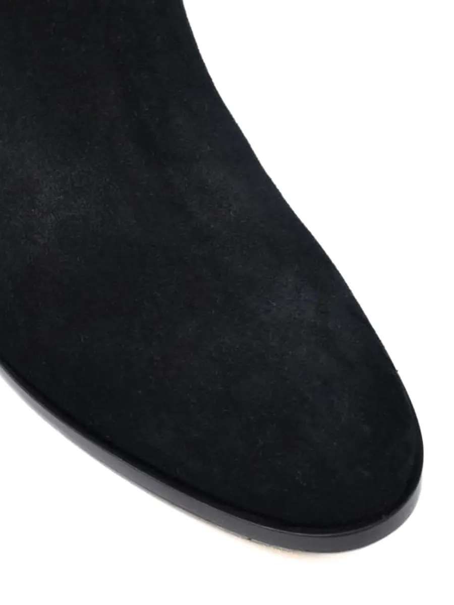 Сапоги замшевые