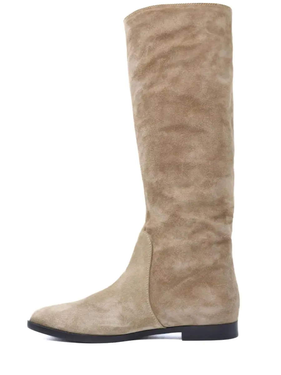 Сапоги замшевые