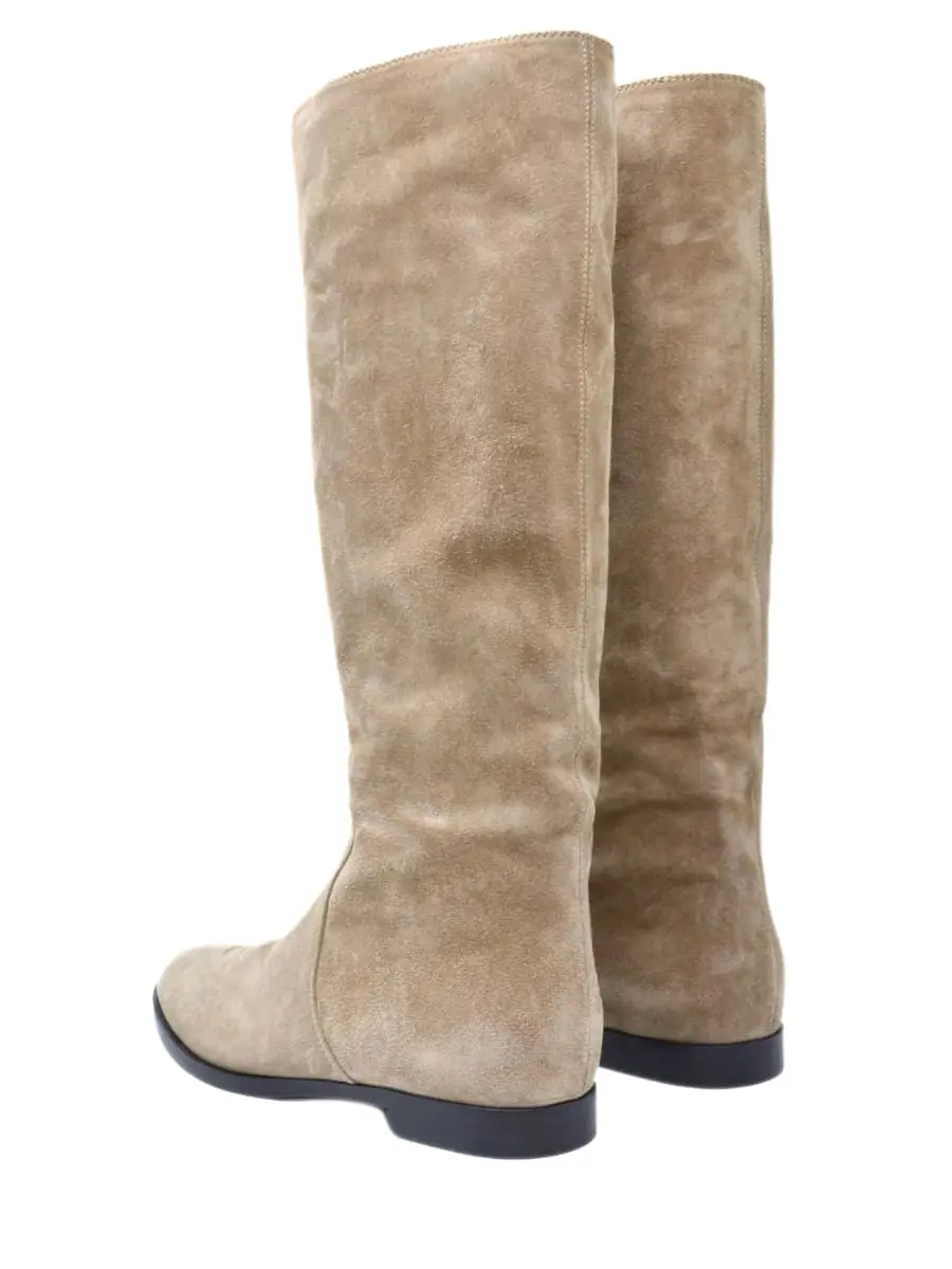 Сапоги замшевые