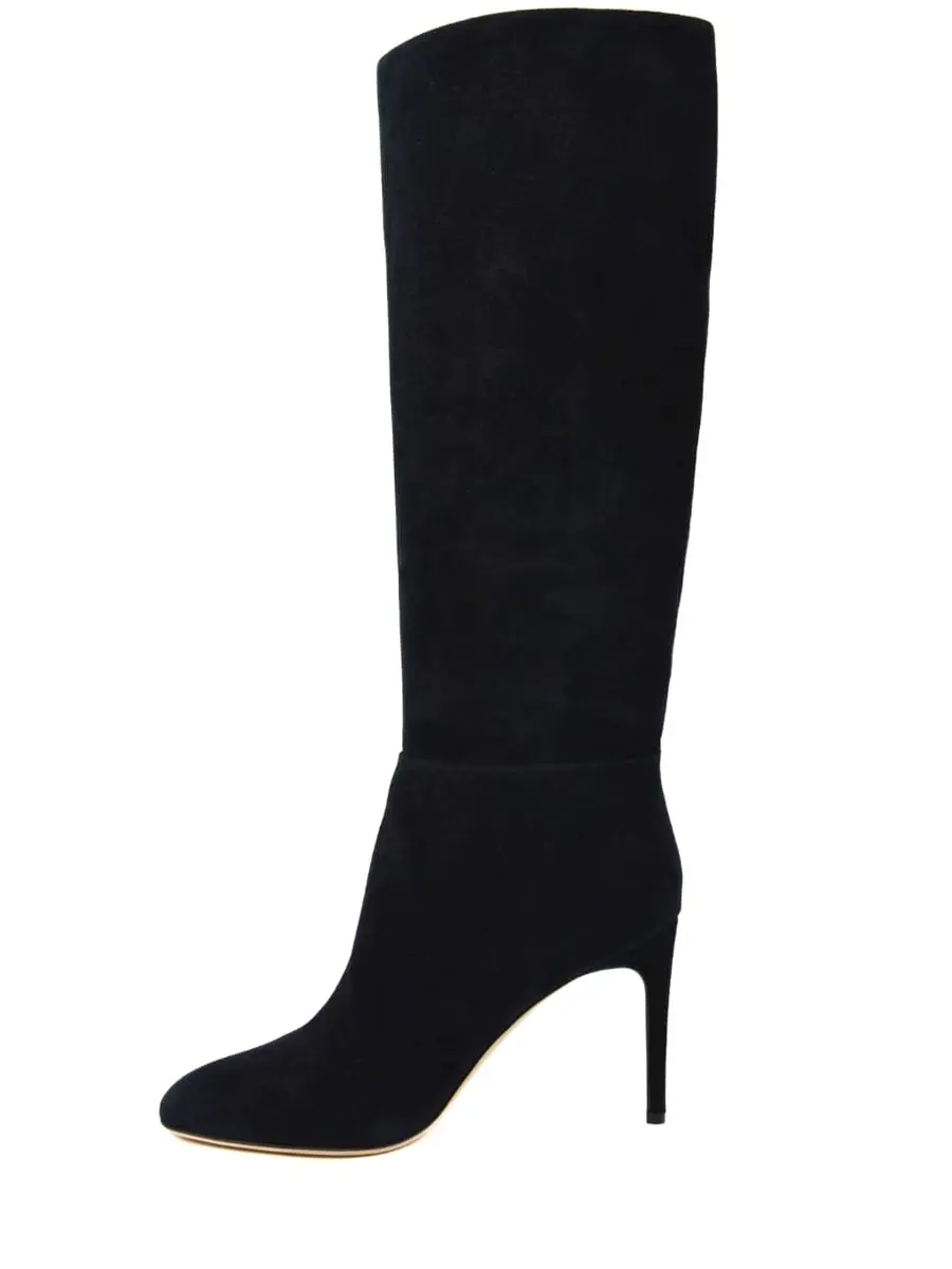 Сапоги замшевые