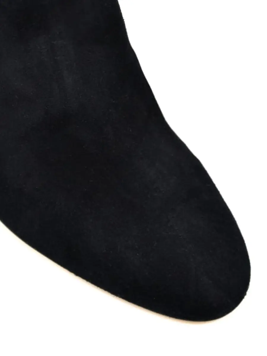 Сапоги замшевые