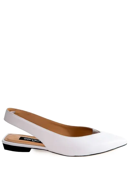 Балетки кожаные SERGIO ROSSI