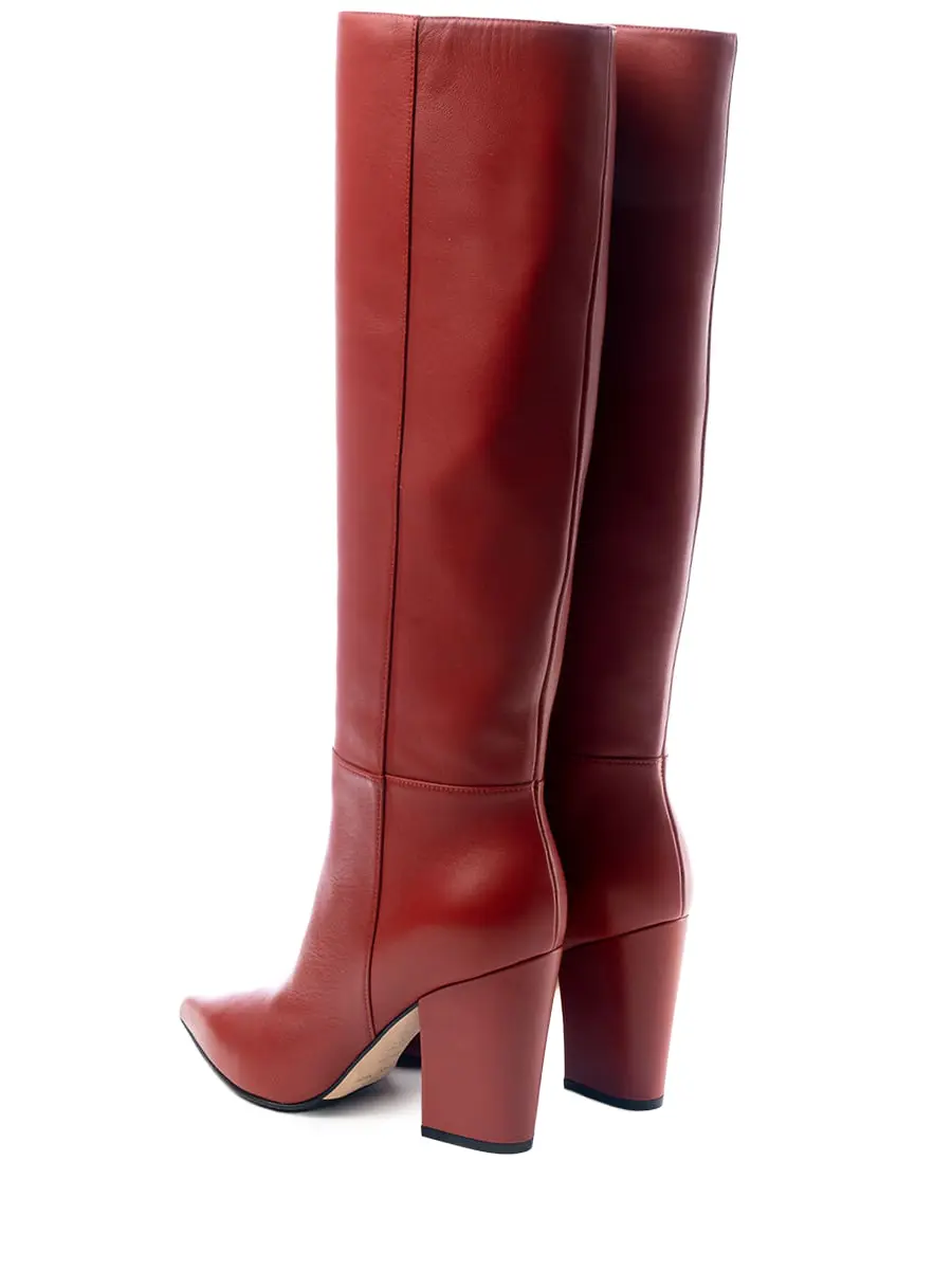 Сапоги кожаные