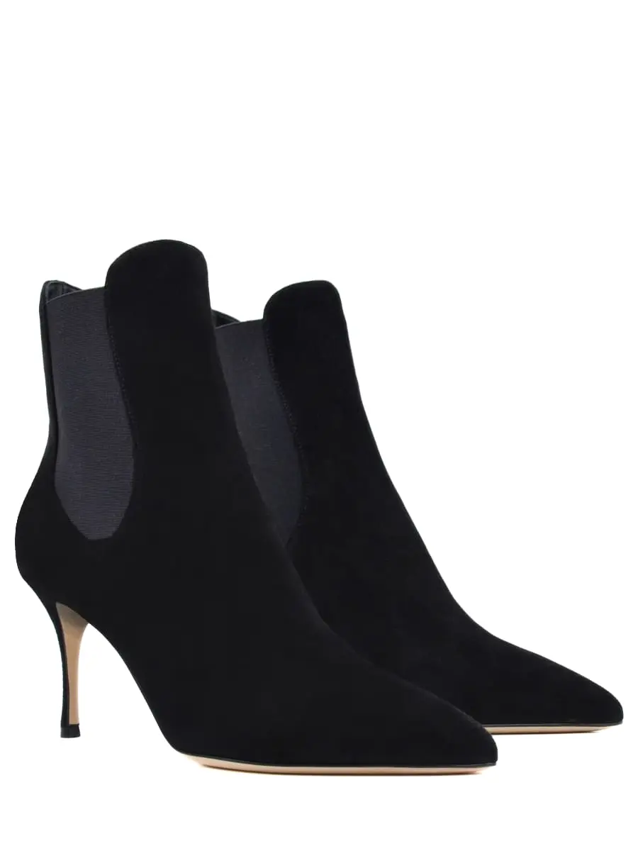 Ботильоны замшевые