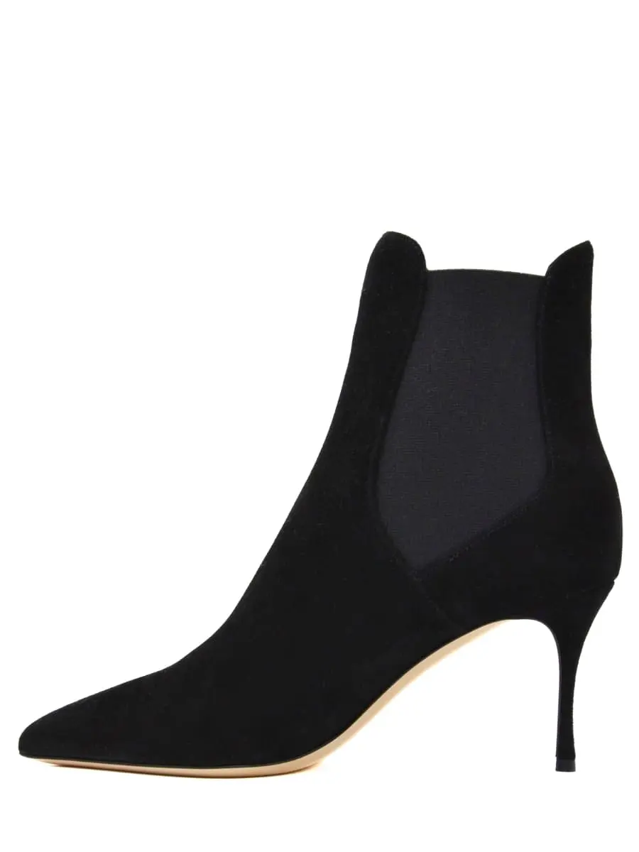 Ботильоны замшевые