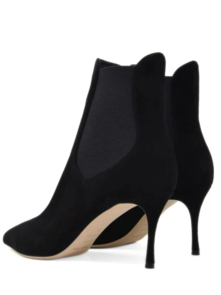 Ботильоны замшевые