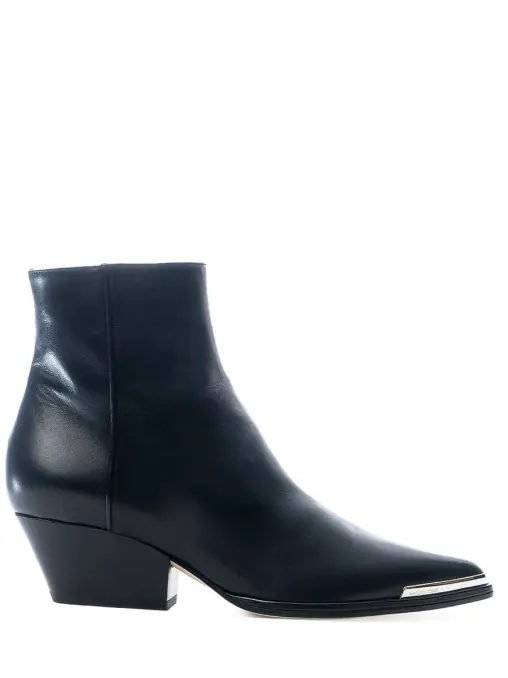 Ботинки кожанные SERGIO ROSSI