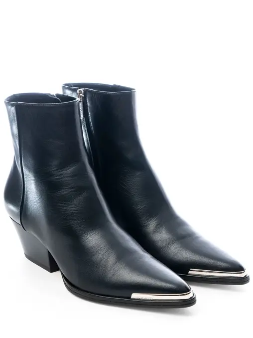 Ботинки кожанные SERGIO ROSSI