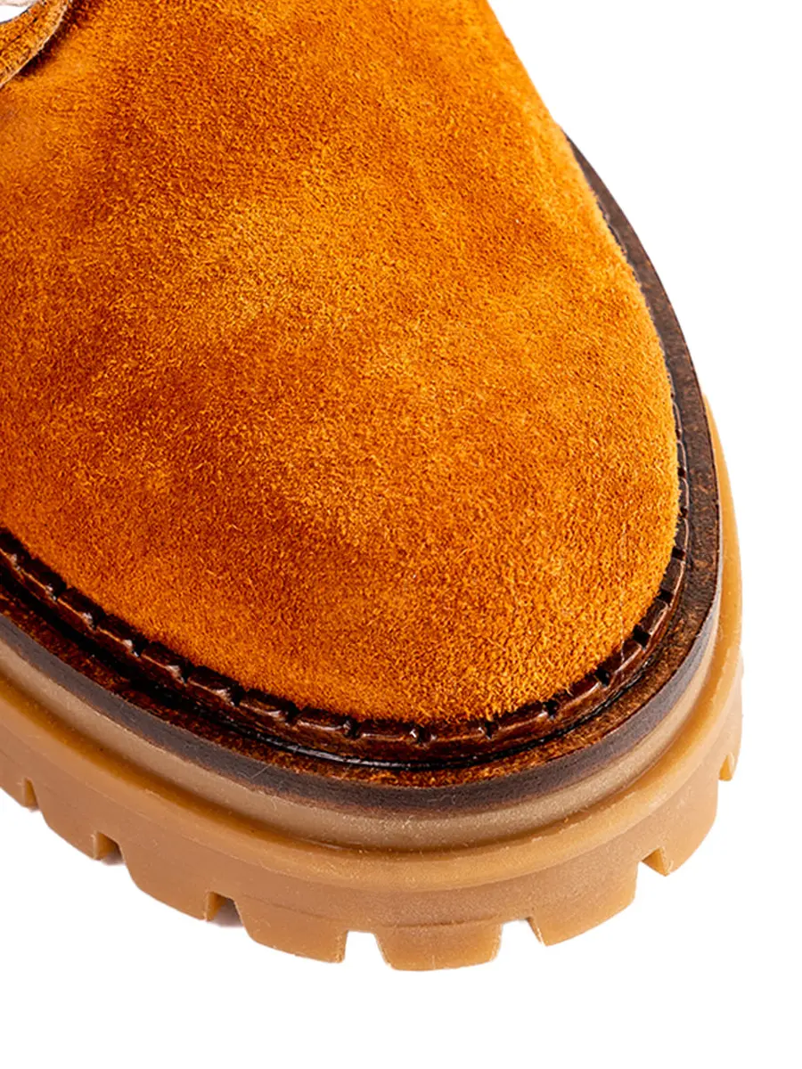 Ботинки замшевые