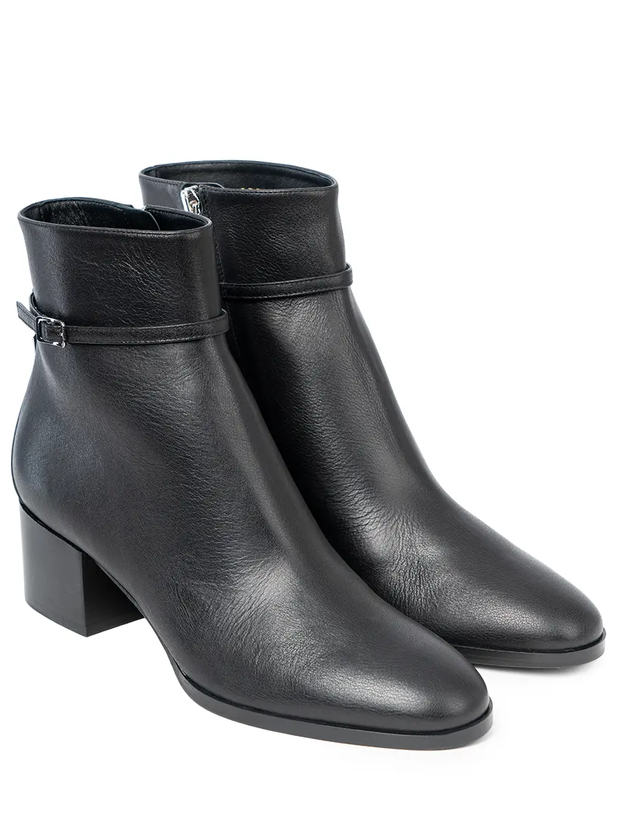 Ботильоны кожаные