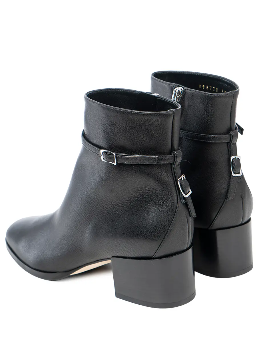 Ботильоны кожаные