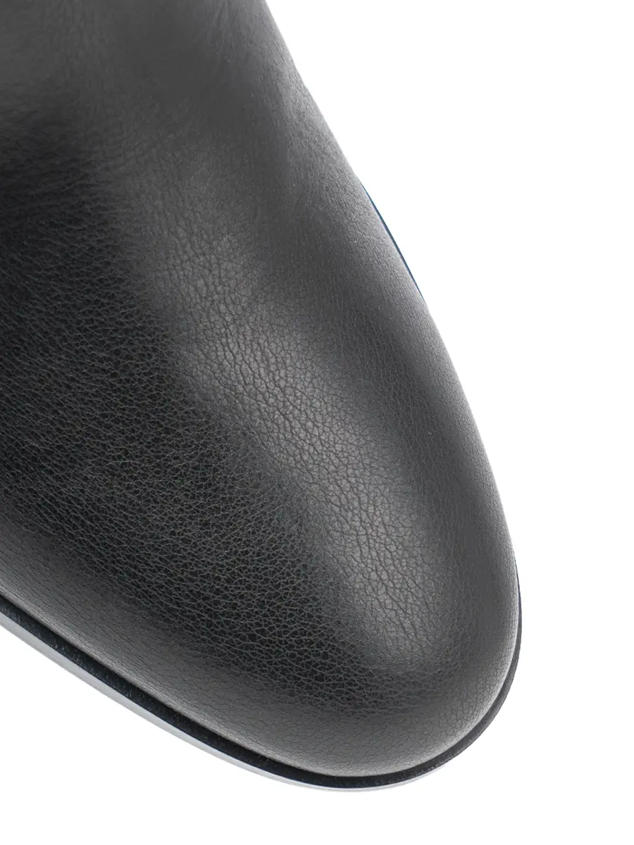 Ботильоны кожаные