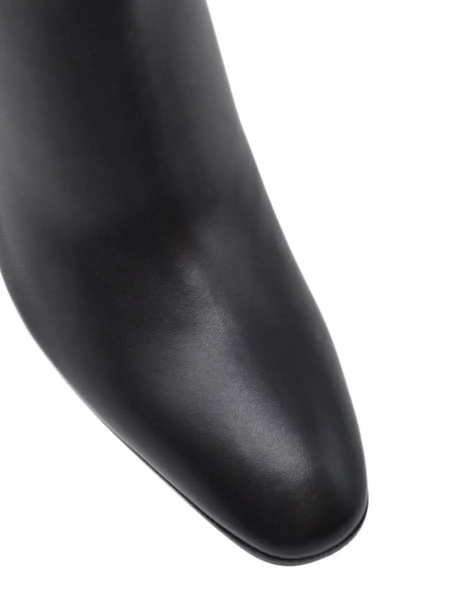 Ботильоны кожаные