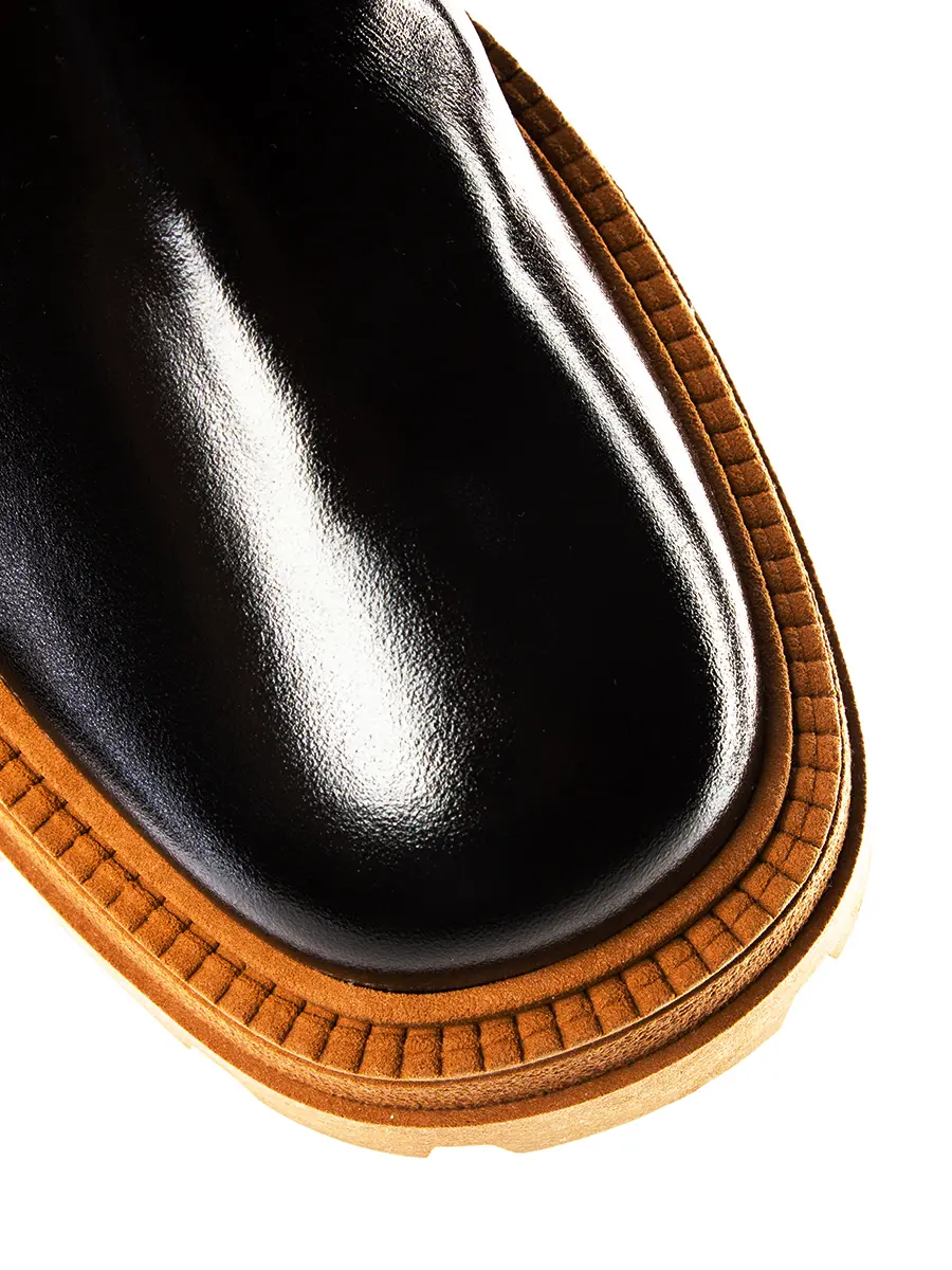 Ботинки кожаные