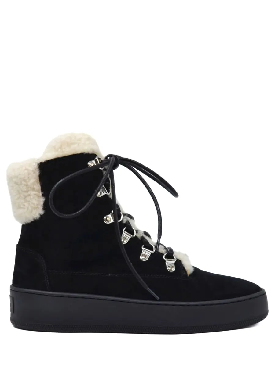 Ботинки замшевые