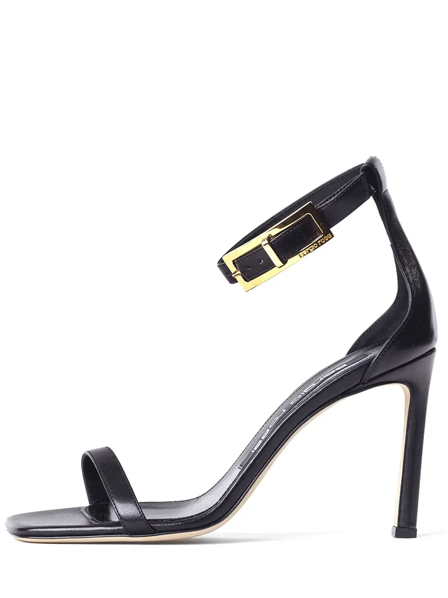 Босоножки кожаные