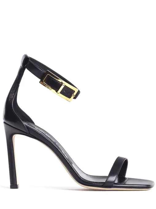 Босоножки кожаные SERGIO ROSSI