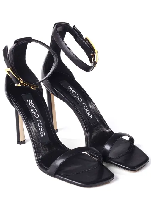 Босоножки кожаные SERGIO ROSSI