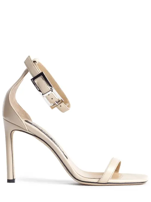 Босоножки кожаные SERGIO ROSSI