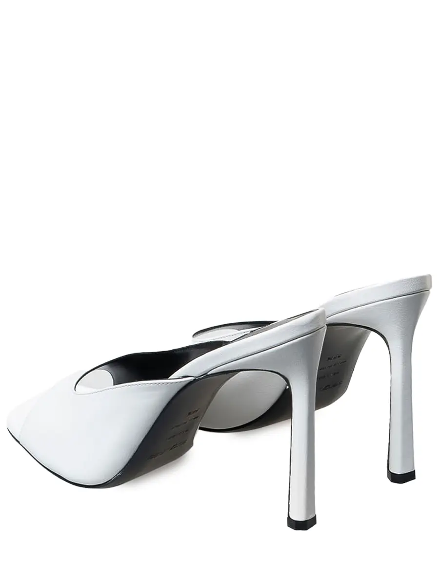 Мюли кожаные