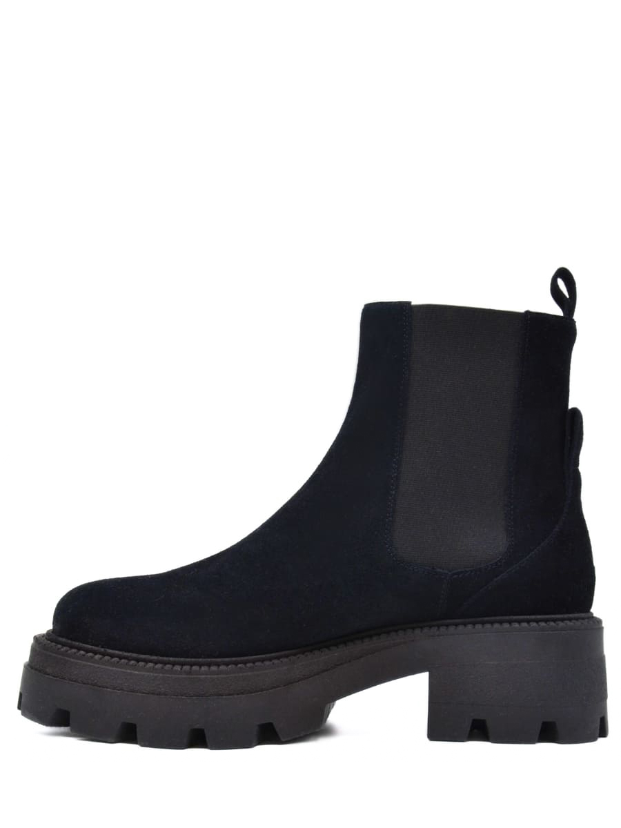 Ботинки замшевые