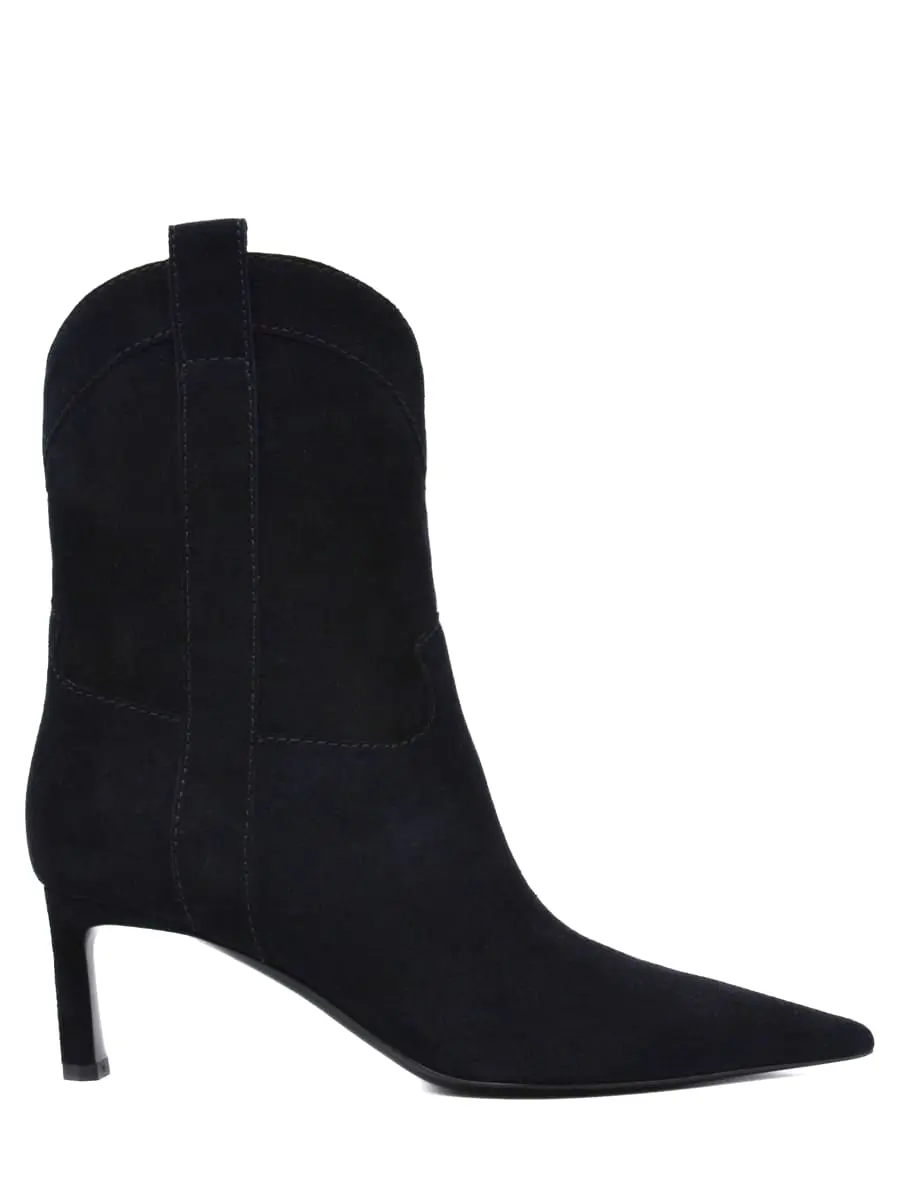 Ботильоны замшевые