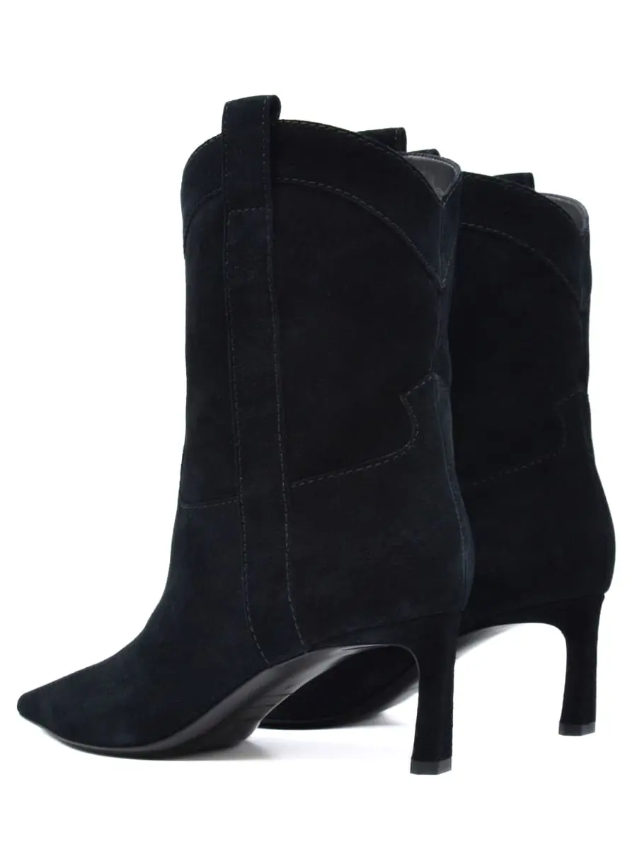 Ботильоны замшевые