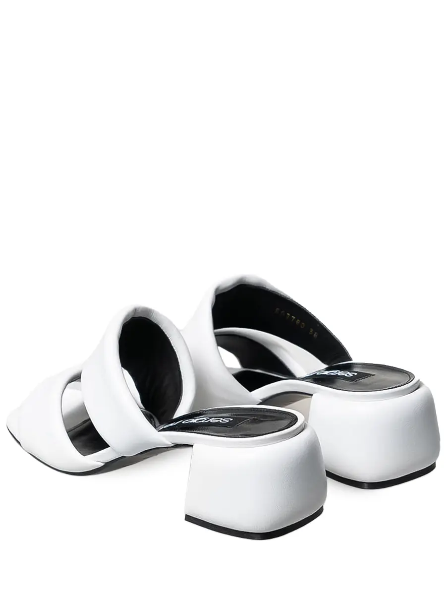 Мюли кожаные