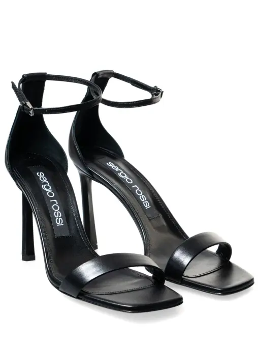 Босоножки кожаные SERGIO ROSSI