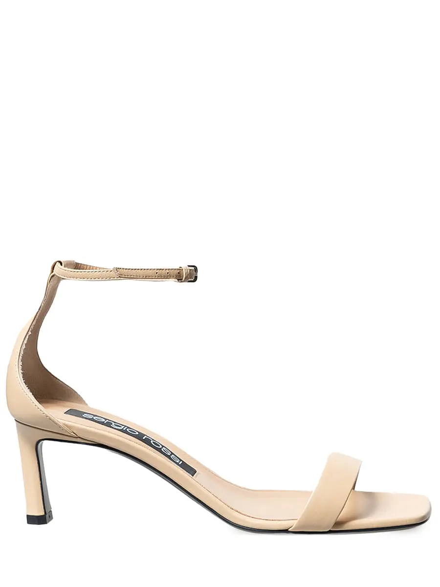 Босоножки кожаные