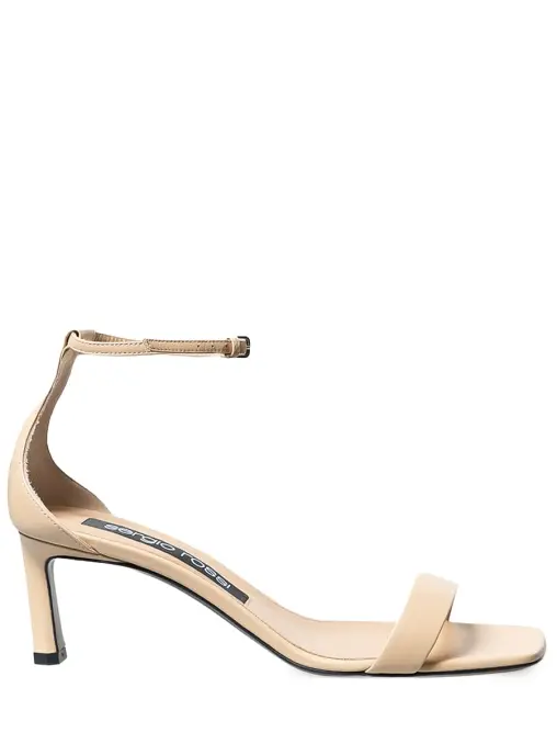 Босоножки кожаные SERGIO ROSSI