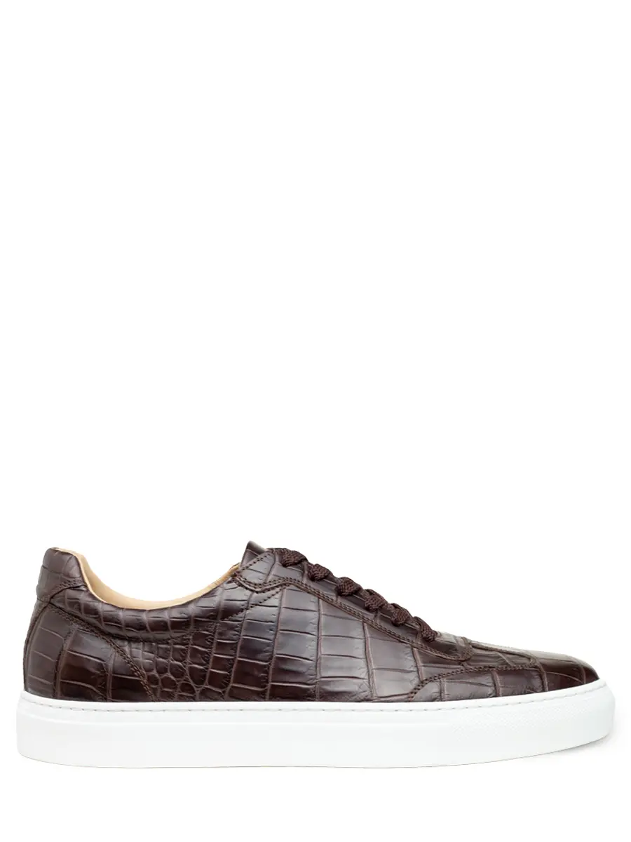 Кеды из кожи крокодила