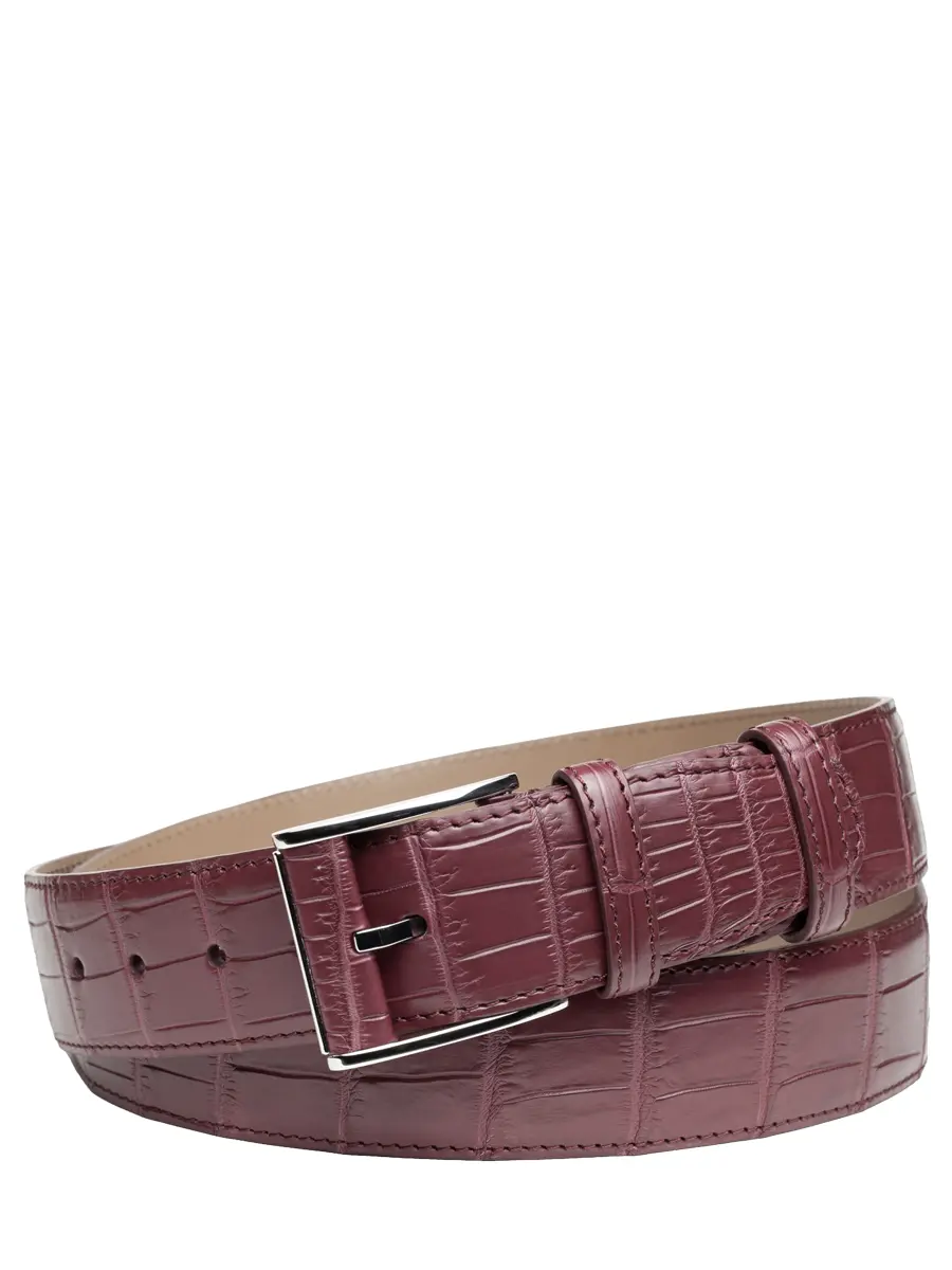 Ремень из кожи крокодила