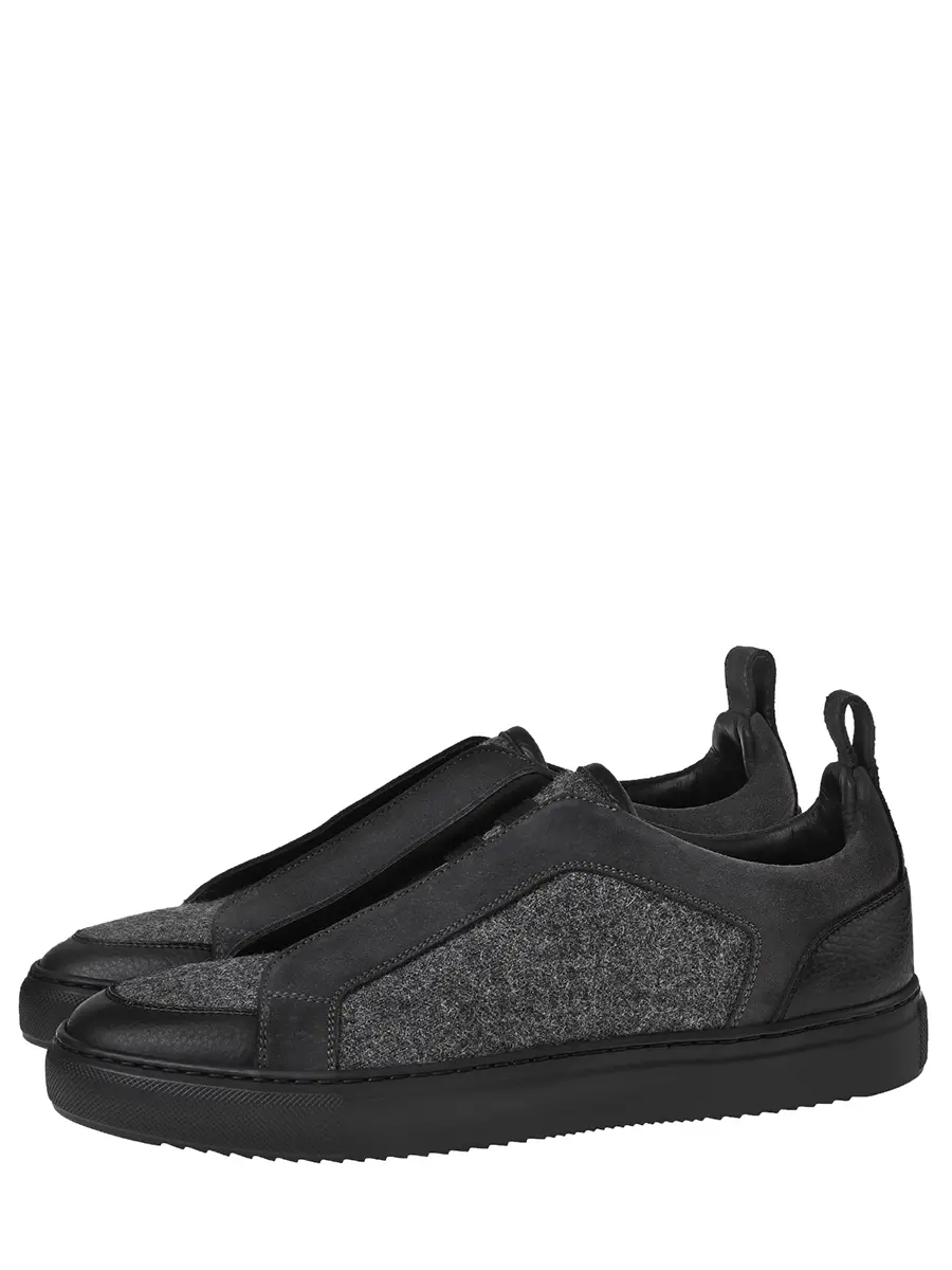 Кеды комбинированные на меху