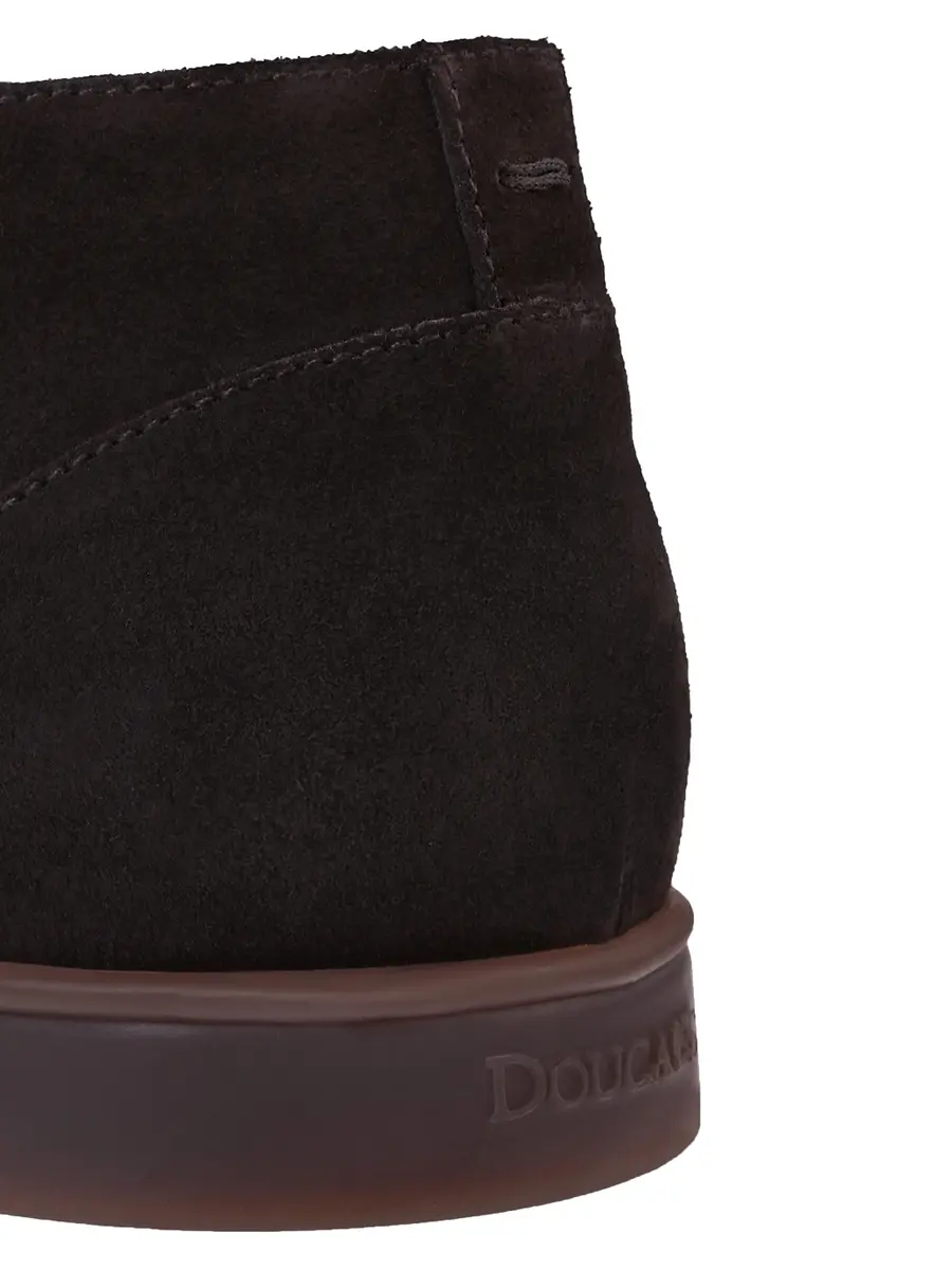 Лоферы замшевые