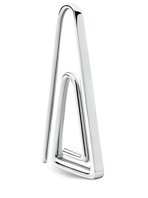 Серьги-скрепки в белом золоте MAYA GEMSTONES