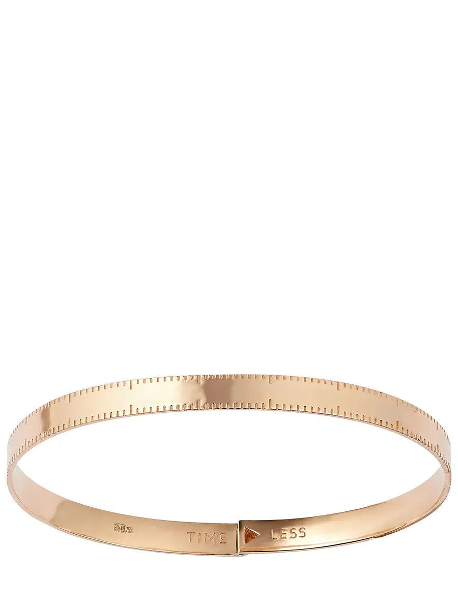 Браслет-линейка в жёлтом золоте