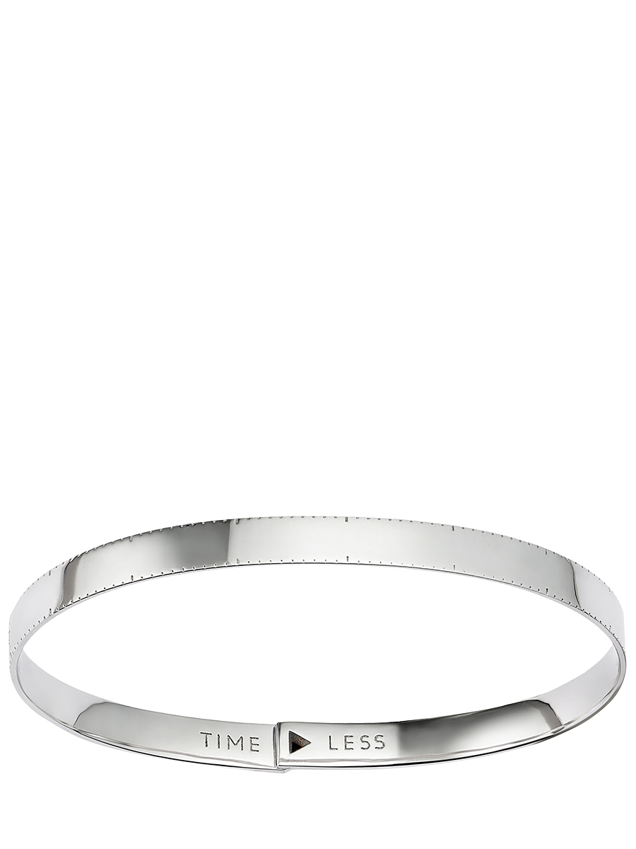 Браслет-линейка в белом золоте